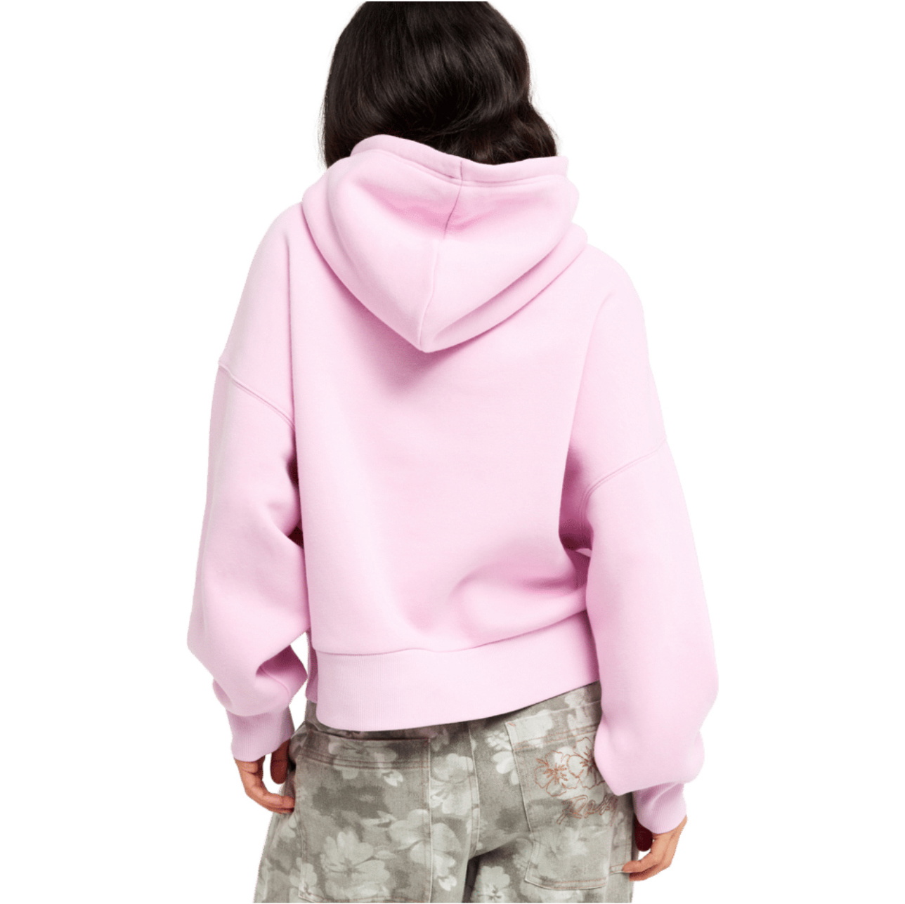 2026 Roxy Womens Skyflare Oversized Hoodie ERJFT05136 - Pink Lavender